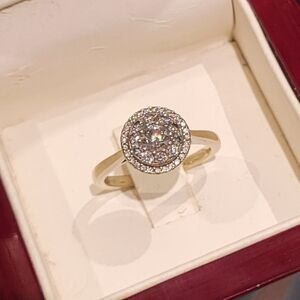 Ring 14k White Gold with Diamonds